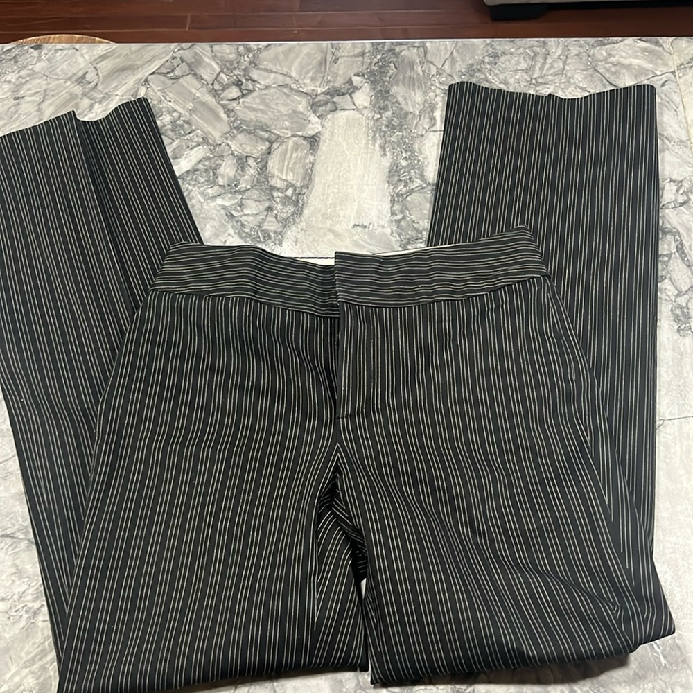 Wide Leg pin-striped trousers Banana Republic size 0